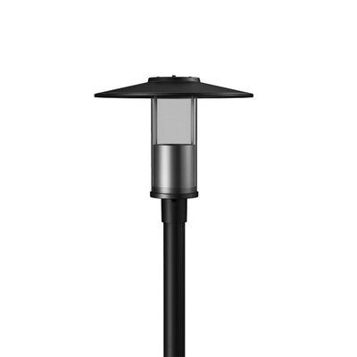Westgate GPH-12-40W-MCTP-BK Modern Top-Hat Post-Top Area Light with Indirect Light Source - Black