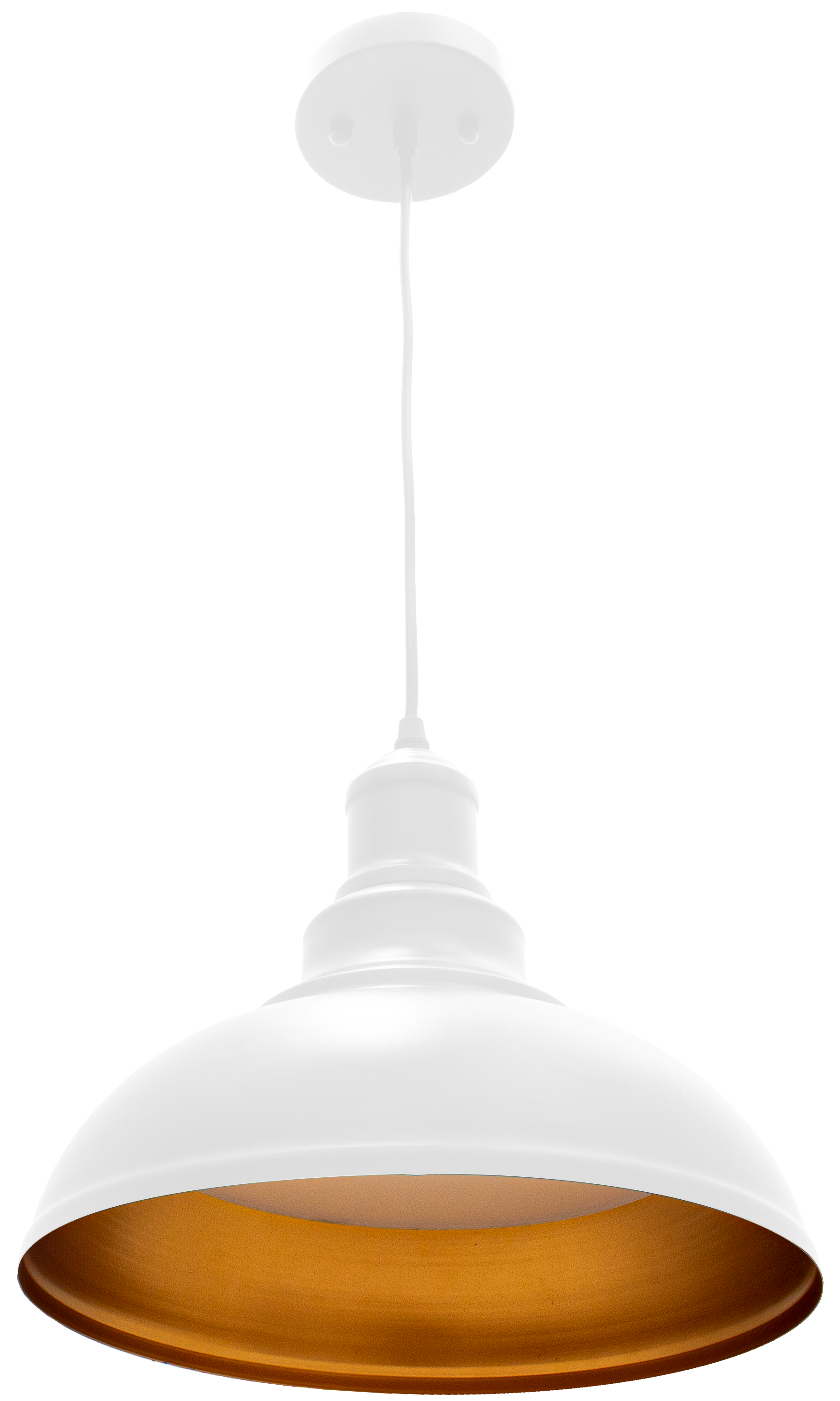 Westgate 25W Integrated LED Vintage Pendant Lights, Black Or White