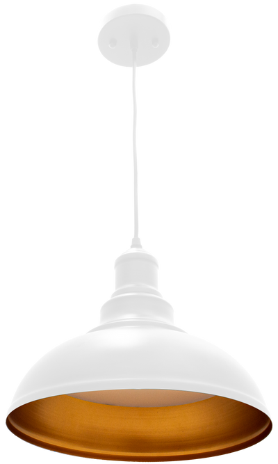 Westgate 25W Integrated LED Vintage Pendant Lights, Black Or White
