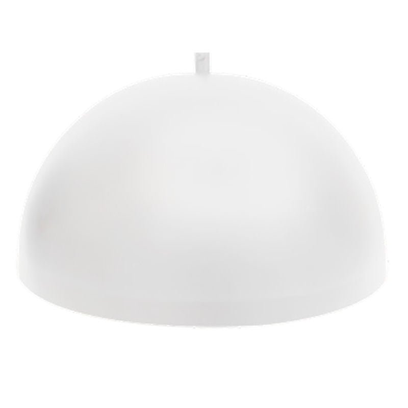 Westgate LCFD-20-MCT5-WS 20" 5CCT Integrated LED Modern Dome Pendant - White/Silver