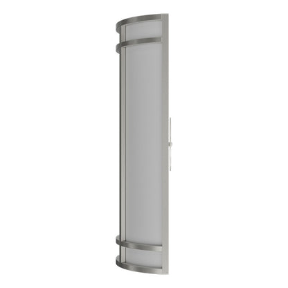 Westgate 24" Outdoor/Indoor LED Decorative Wall Sconce, 25W, 5000K, Led Commercial Lighting - Silver