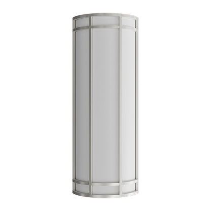 Westgate 24" Outdoor/Indoor LED Decorative Wall Sconce, 20W/25W/30W, 3000K/4000K/5000K, Led Commercial Lighting - Silver