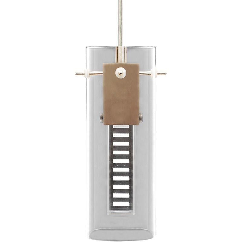 Lámpara colgante con holograma LED triple integrada Westgate de 36 W con barra recta 