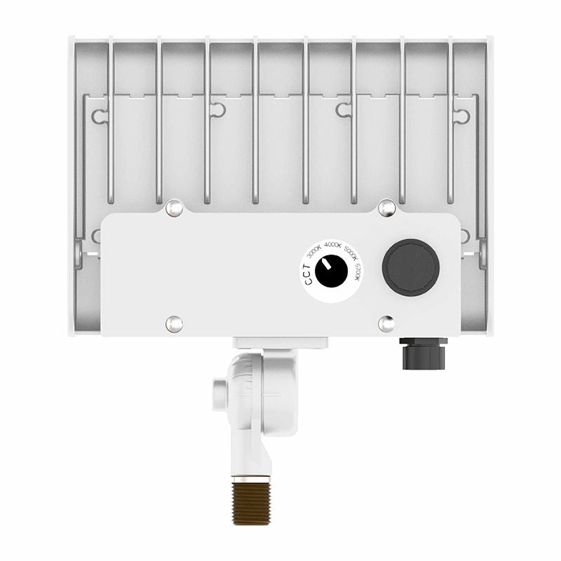 Westgate 50W, 5000K, LFX-MD-15-50W-MCTP-KN-WH, Power & CCT-Adjustable Medium Flood Light - White