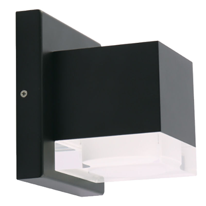 Westgate LRS-J1S-MCT-C90-BK LED Model J Architectural Outdoor/Indoor Wall Light - Black