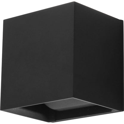 Westgate LRS-Q-MCT5-SERIES 15W Wall Cube with Adj Beam Angle Up/Down Light - Black