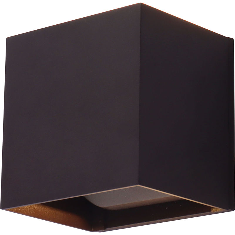 Westgate  LRS-Q-MCT5-SERIES 15W Wall Cube with Adj Beam Angle Up/Down Light - Bronze