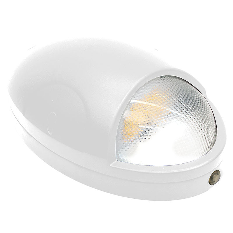 Westgate 15W, 5000K, DELW-15W-MCT-WH-15W-50K, Builder Series Decorative Outdoor LED AC/Emergency Unit - White