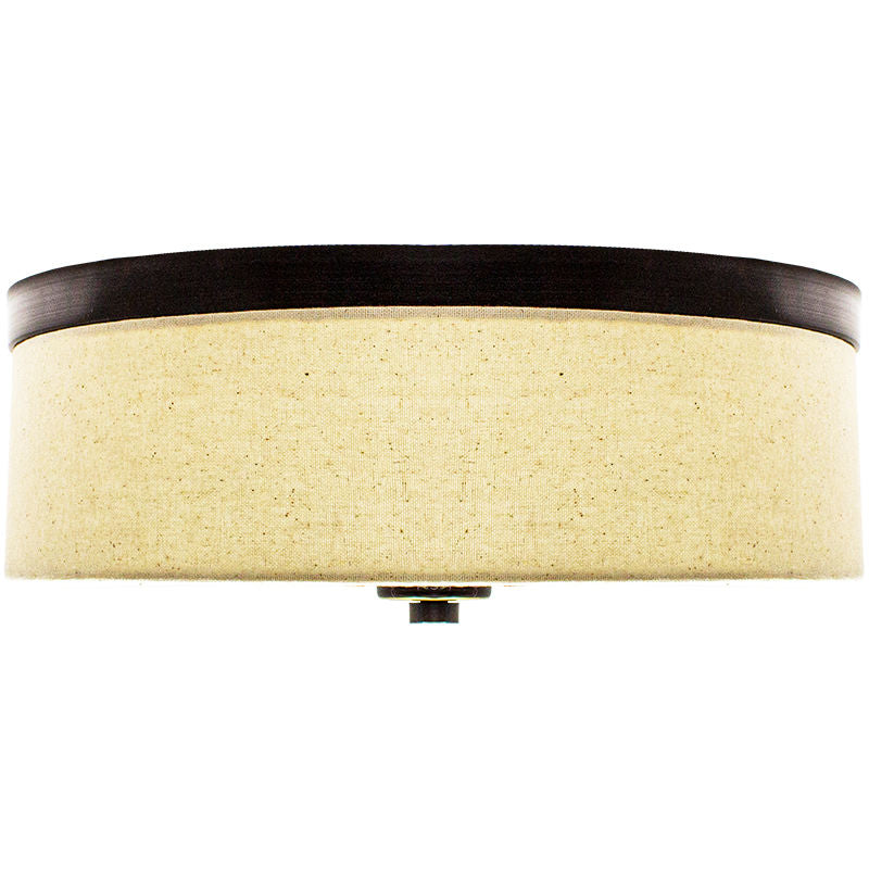 Westgate LCFF-15-MCT5-BR LED Multi-CCT Integrated Fabric Drum - Bronze