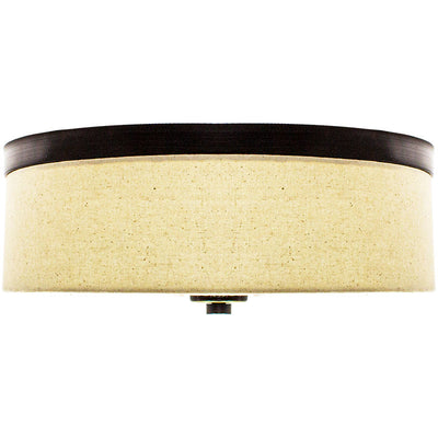 Westgate LCFF-15-MCT5-BR LED Multi-CCT Integrated Fabric Drum - Bronze