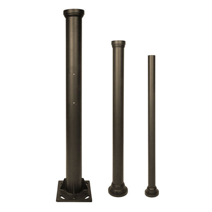 Westgate 120In Decorative Pole D1 Series, 3Pc, 2.36In Tenon, Bronze Led Outdoor Light - Bronze