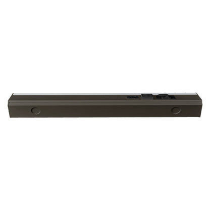 Westgate PSAL-13-1R-MCT5-BR 13in Angled 1-rec Power Strip and Uc Light 20a 420lm Cr90 5cct - Bronze