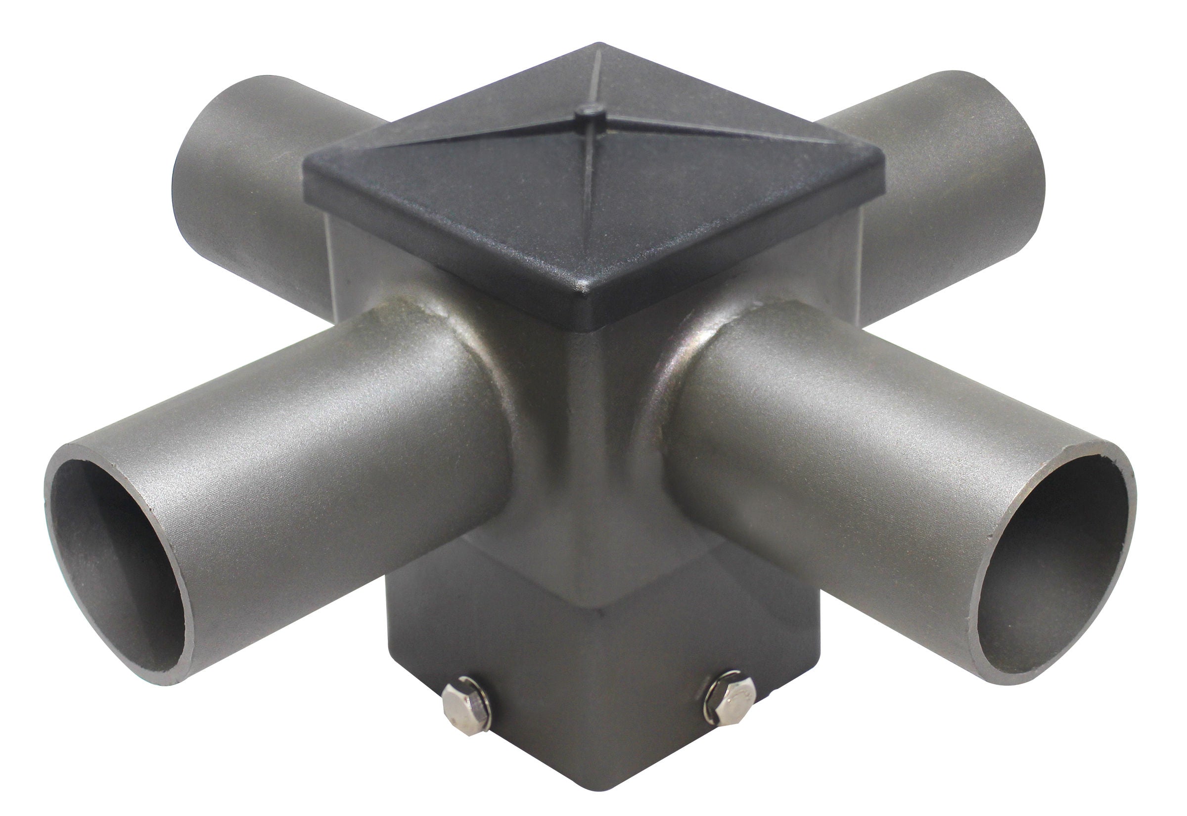 Westgate PSS4Q90HTZ Square (Quad) horizontal tenon 90º Slips on 4” pole ( No adaptor needed ) - bronze
