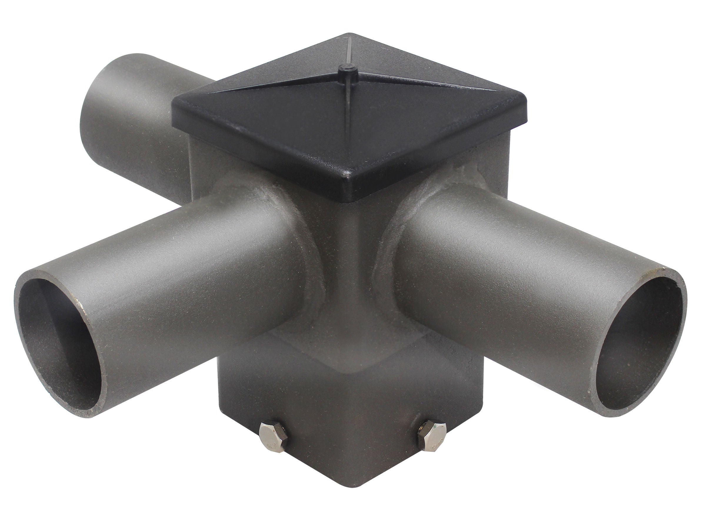 Westgate PSS4TR90HTZ Square (Triple) horizontal tenon 90º Slips on 4” pole ( No adaptor needed ) - bronze