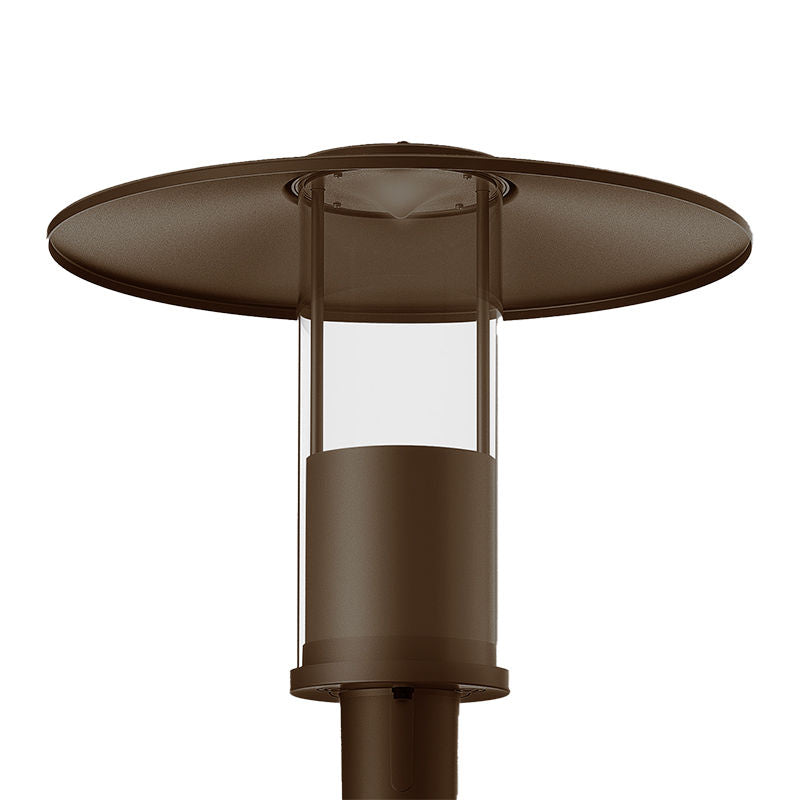 Westgate GPH-12-40W-MCTP-BR Modern Top-Hat Post-Top Area Light with Indirect Light Source - Bronze
