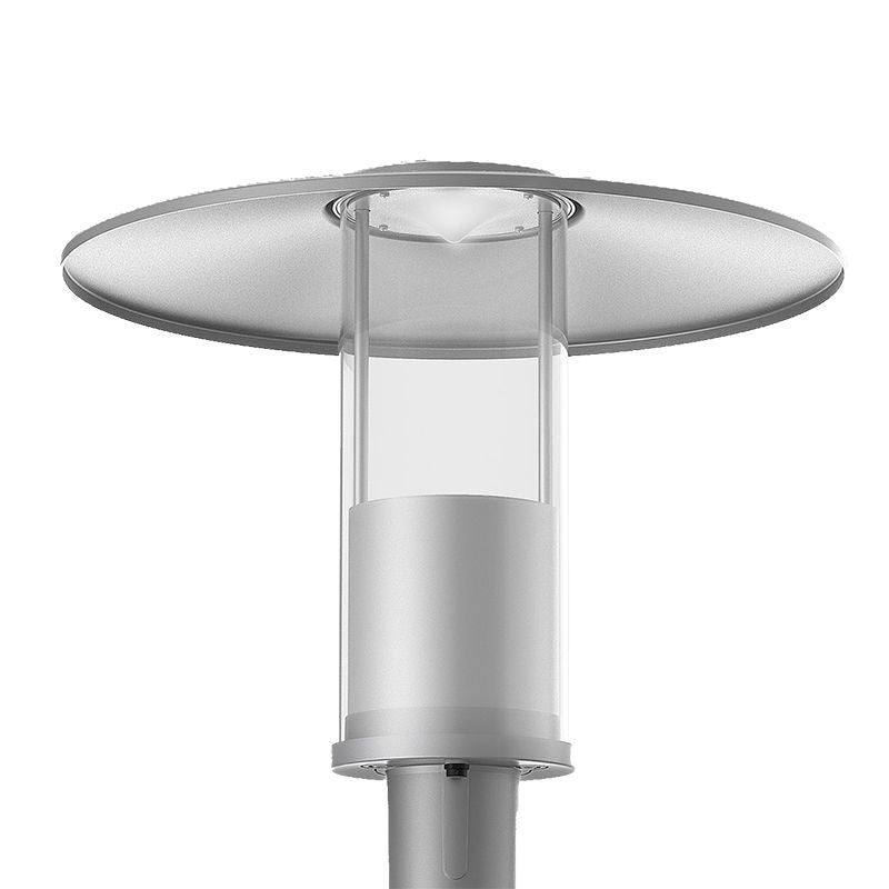 Westgate GPH-12-40W-MCTP-GY Modern Top-Hat Post-Top Area Light with Indirect Light Source - Silver Gray