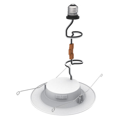 Westgate RDDF6-MCT5 6" Baffle PC DOB Recess Trim Light - White