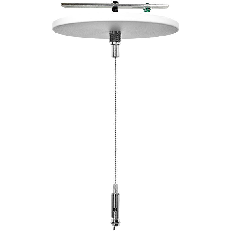Westgate SCL-CS Adj - 6ft 1/16in Double Suspension Kit with Single Key Hole Connectors, Canopies, T-bar Clips, Accessories Commercial Indoor Lighting - White