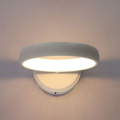 Westgate SCRH-WS-BK 8in Hollow Circle Wall Sconce10w 500lm Dim - Black