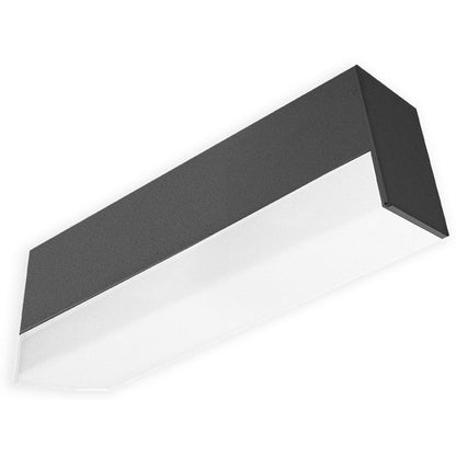 Westgate SCX-2FT-20W-MCT4-D-DL-BK 2' LED 2-3/4" Black Superior Architectural Seamless Linear Light with Drop Lens - Black