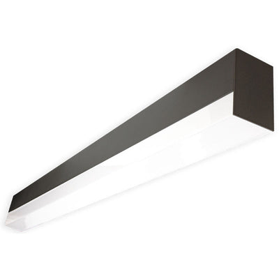 Westgate SCX-4FT-40W-MCT4-D-DL-BK 4' LED 2-3/4" Black Superior Architectural Seamless Linear Light with Drop Lens - Black