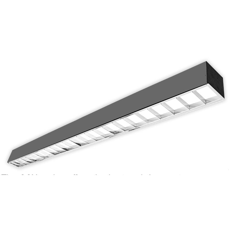 Westgate SCX-4FT-40W-MCT4-D-LUV-BK LED 2-3/4" Superior Architectural Seamless Linear Light with Louver Lens - Black
