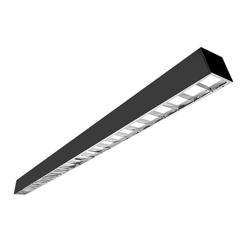 6' LED 2-3/4" Black Superior Architectural Seamless Linear Light with ...