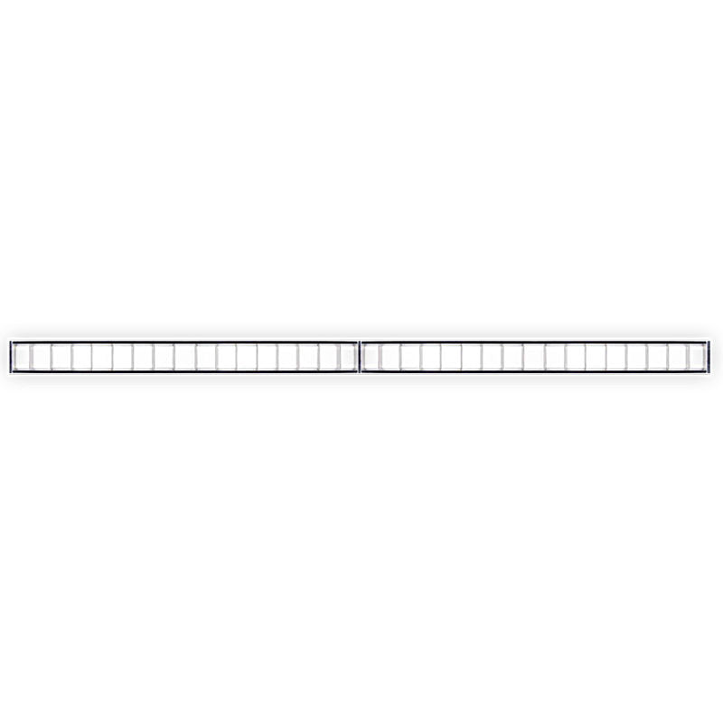 Westgate SCX-6FT-60W-MCT4-D-LUV-BK 6' LED 2-3/4" Black Superior Architectural Seamless Linear Light with Louver Lens - Black