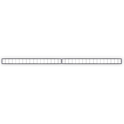 Westgate SCX-6FT-60W-MCT4-D-LUV-BK 6' LED 2-3/4" Black Superior Architectural Seamless Linear Light with Louver Lens - Black