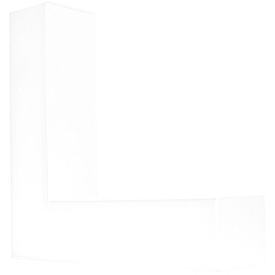 Westgate SCX-L1FT-20W-MCT4-D LED L-Shape 2-3/4" Superior Architectural Seamless Linear Light - Matte White