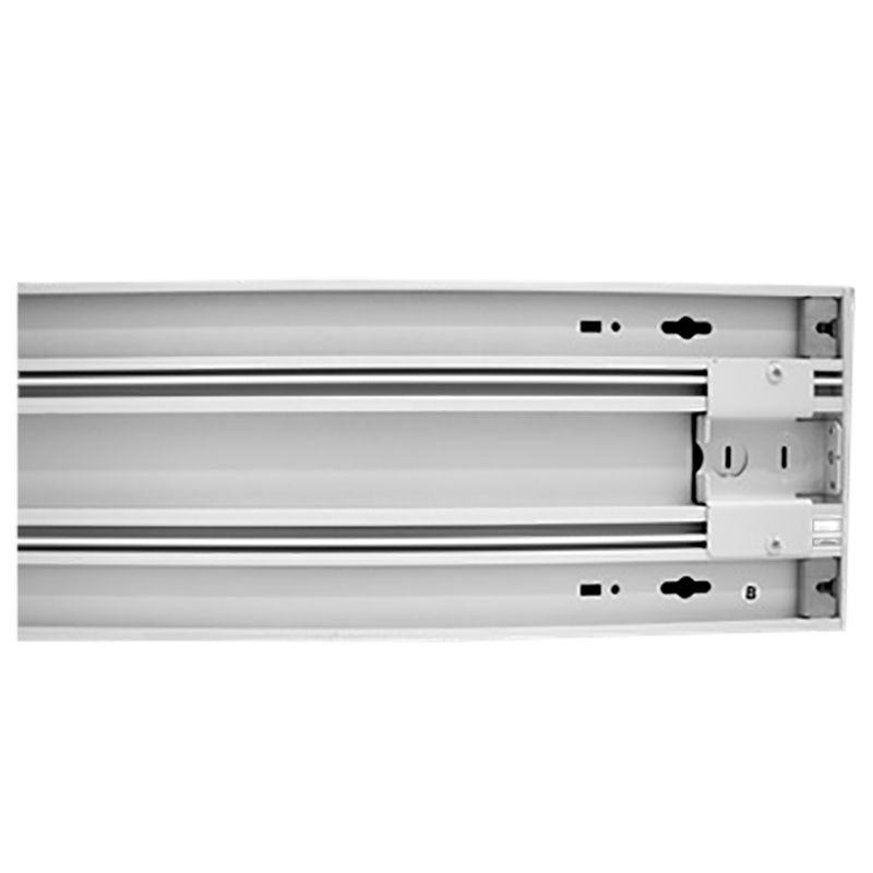 Westgate SCX6-4FT-40-60W-MCTP-LUV-WH LED 6" Superior Architectural Seamless Indirect Linear Light with White Louver Lens - Matte White