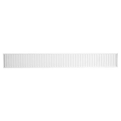 Westgate SCX6-4FT-40-60W-MCTP-LUV-WH LED 6" Superior Architectural Seamless Indirect Linear Light with White Louver Lens - Matte White