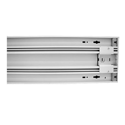 Westgate SCX6-6FT-60-90W-MCTP-LUV-WH LED 6" Superior Architectural Seamless Indirect Linear Light with White Louver Lens - Matte White