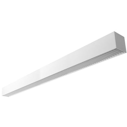 Westgate SCX6-8FT-80-120W-MCTP-LUV-WH 8' LED 6" Superior Architectural Seamless Indirect Linear Light with Louver Lens - White