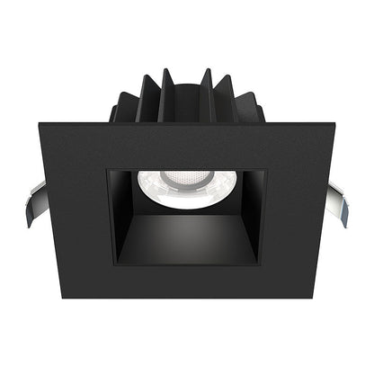 Westgate SDL4S-SB-MCT5-BK Snap-In 4" Square Recessed Light - Black