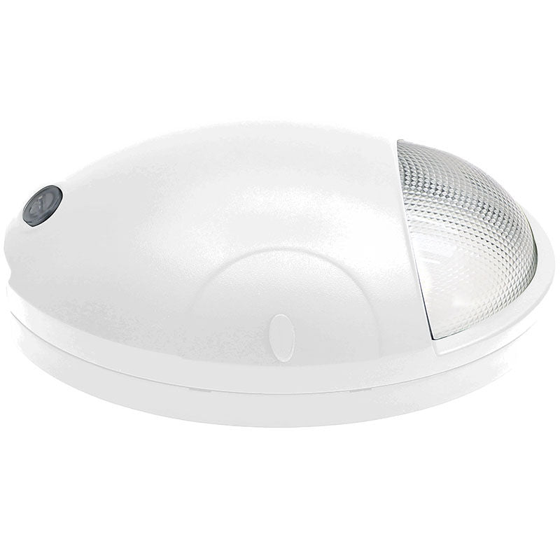 Westgate 15W, 5000K, DELW-15W-MCT-WH-15W-50K, Builder Series Decorative Outdoor LED AC/Emergency Unit - White