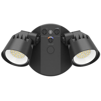 Westgate SLX-2H-MCTP-BK-D No-Sensor Dimmable X-Gen Advance Security Light - Black