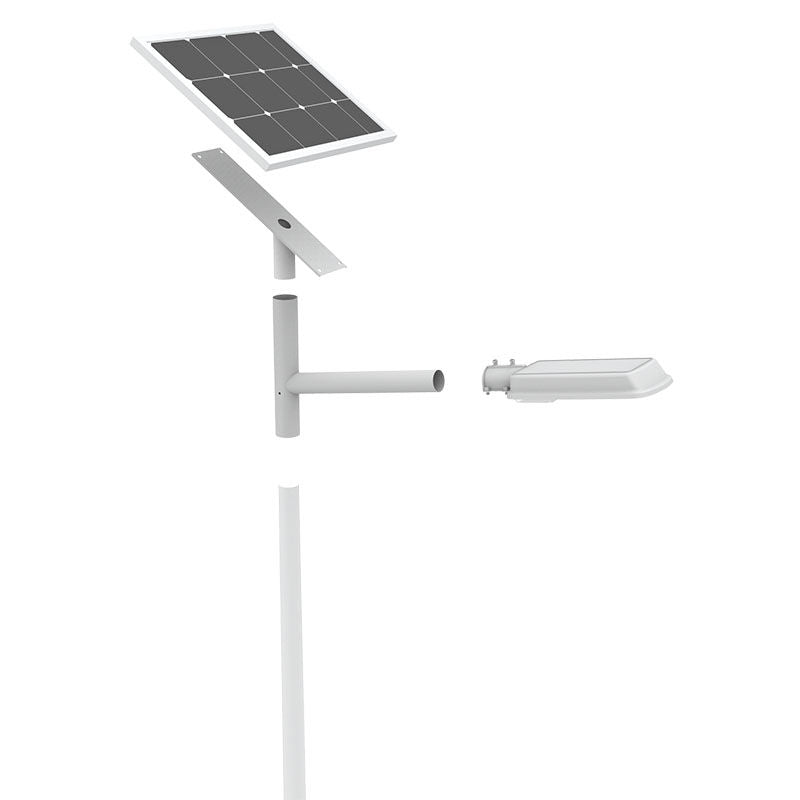 Westgate SOLA-SPLT-30W-50K Roadway and Area Solar Split Light - Light Grey