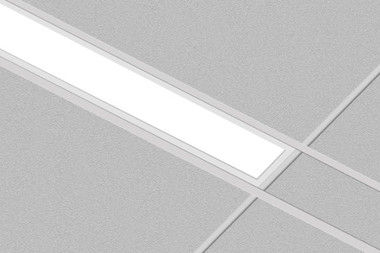 Westgate SRL6-2FT-MCTP 6" Wide Slot Recessed Commercial Linear Light - White