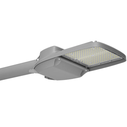 Westgate STL4-15-50W-30K LED Street/Roadway Light with NEMA Twist-Lock Photocell Socket - Light Grey
