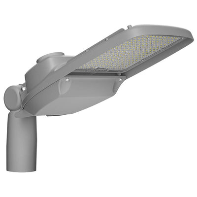 Westgate STL4-15-50W-50K LED Street/Roadway Light with NEMA Twist-Lock Photocell Socket - Light Grey