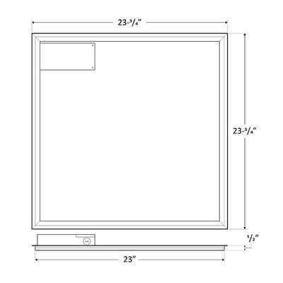 Westgate TGL-2X2-40K LED T-Bar Grid Panel Light - White