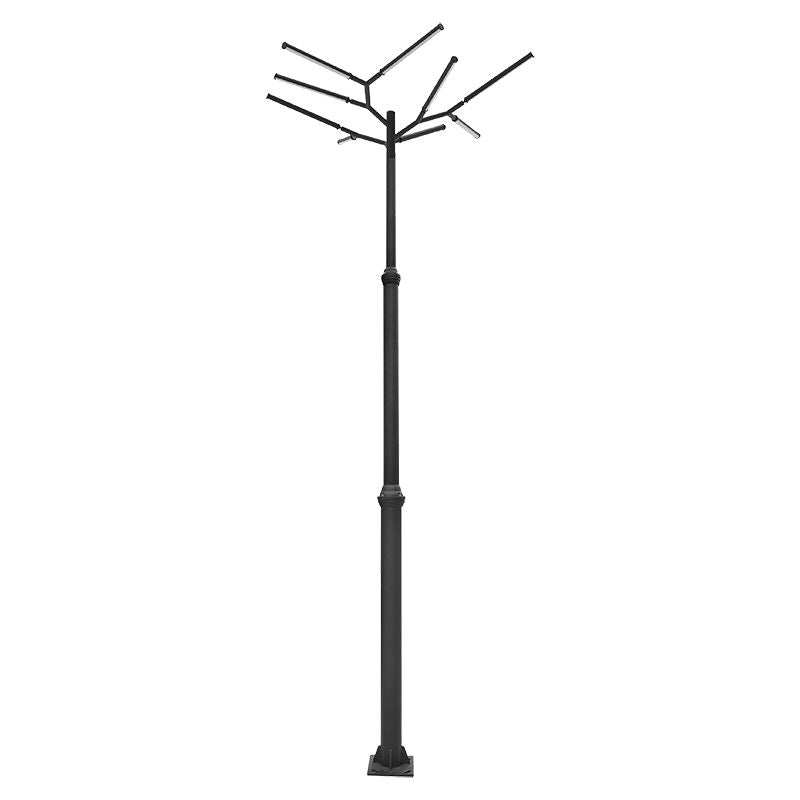 Westgate Tree of Light, A Natural Designer Light Structure for Open Areas, 225W, 3000K/4000K/5000K, Led Outdoor Light - Black