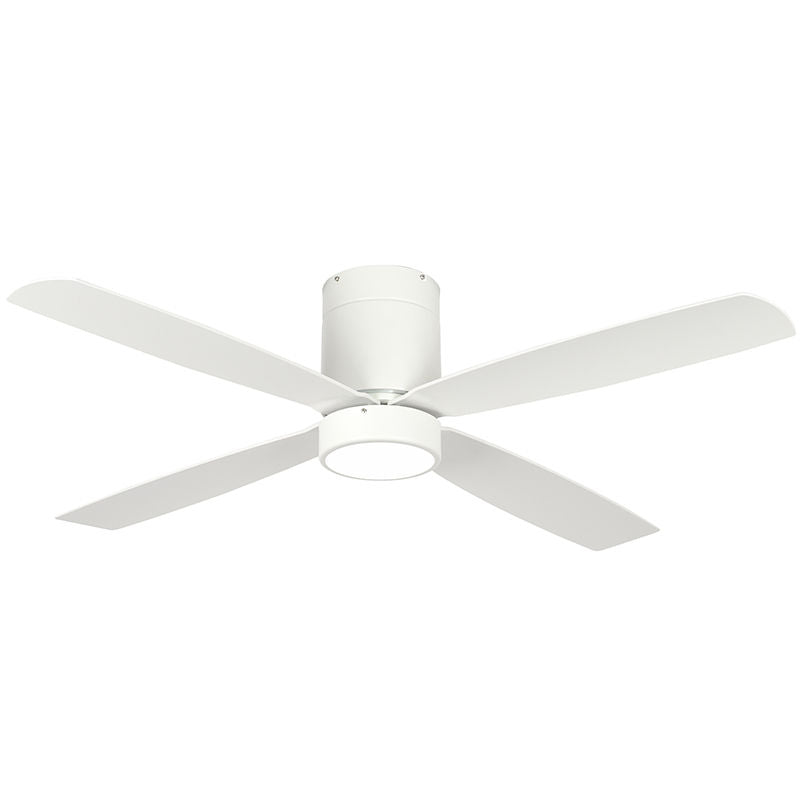 Westgate WFL-118-WS-4B-52-30K-WH-WH 52" Plywood 4-Blade Ceiling Fan & Light - White