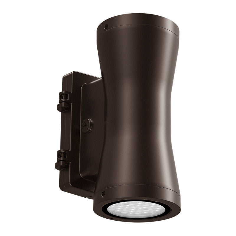 Westgate Architechtural 7in Up-down Cyl, 60W, 5000K, Led Outdoor Light - Bronze