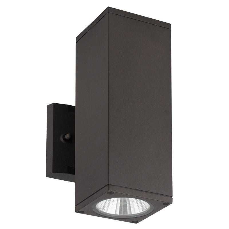 Westgate 9W, 3000K, WMCS-UDL-MCT-BR-DT, LED Wall Mounted Cylinder Light - Bronze