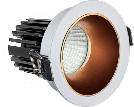 Westgate LRD-7W-27K-3WTR-MG LED 3" Architectural Winged Recessed Light Residential Lighting - Matte Gold