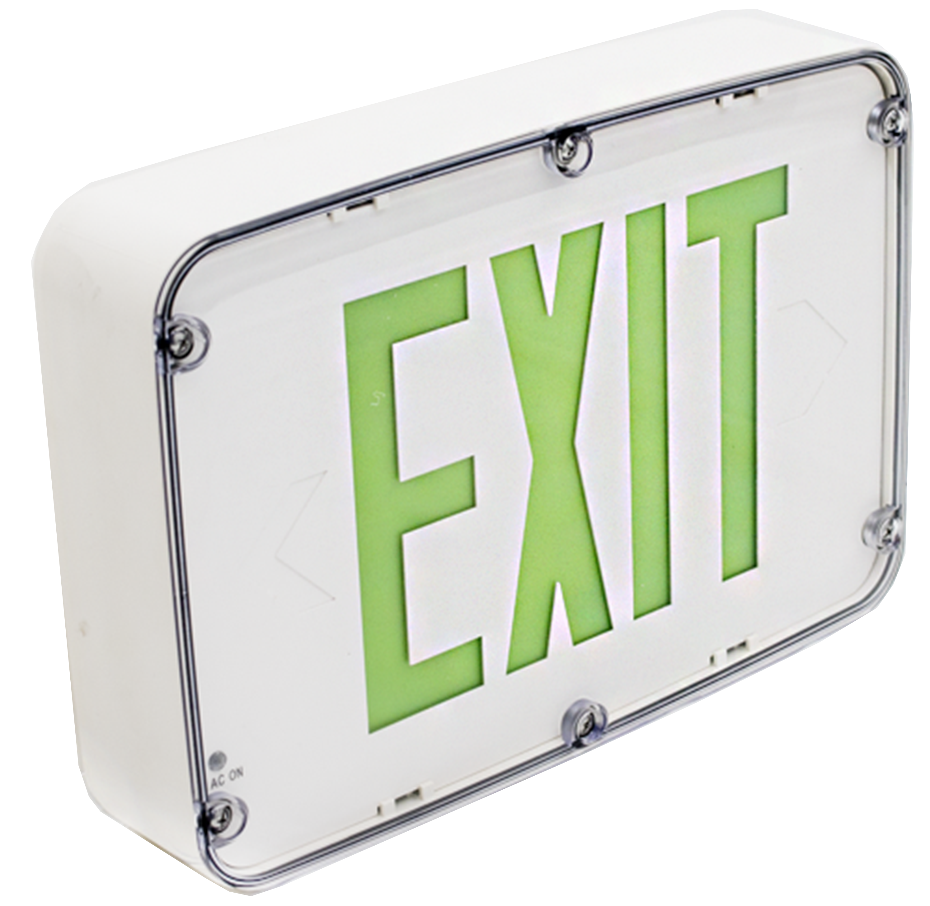 Westgate XTN4X-1GWEM Nema 4x Rated LED Exit Sign, Single Face, Green Letters, White Panel