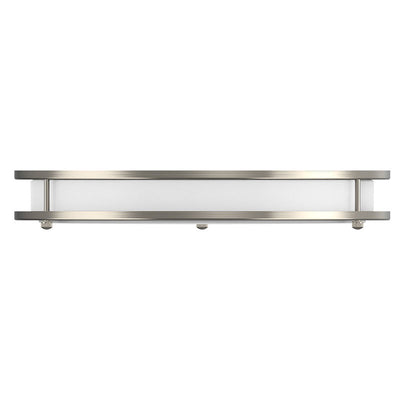 Westgate FDLS-12-MCT5 12" Slim Double-Ring Flush Mount Light - Brushed Nickel