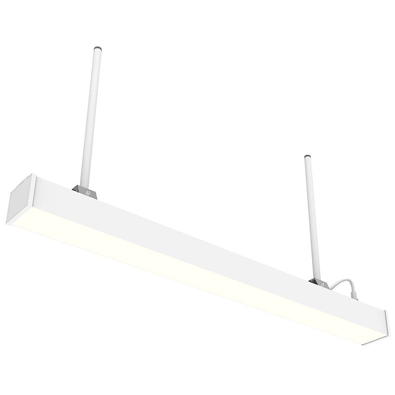 Westgate 80W, 4000K, SCX4-IP66-SUS-4FT-40-80W-MCTP-80W-40K, IP66 Wet Location 4" Superior Architectural Linear Suspended Light - Sandy White